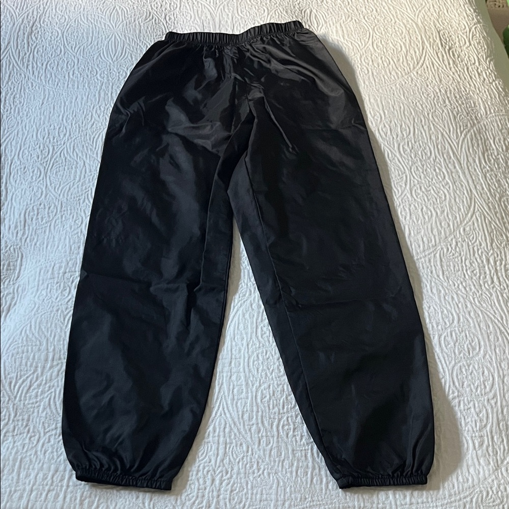 Body Wrappers Black Nylon Pants, Size 8-10